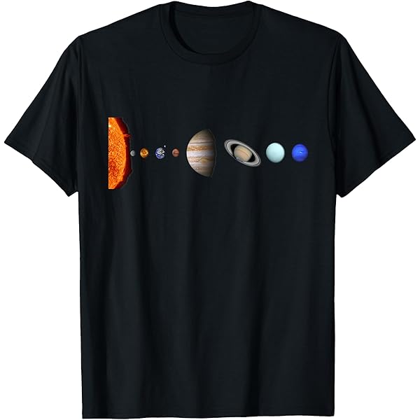 Amazon | 宇宙惑星の太陽系 Tシャツ | Tシャツ・カットソー 通販